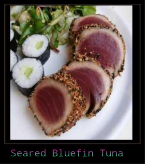 Seared Blufin Tuna